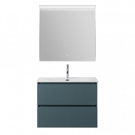 Тумба с раковиной подвесная BelBagno UNO-900-2C-SO-AO Голубой матовый, раковина белая BB-8099-90 Тумба с раковиной подвесная BelBagno UNO-900-2C-SO-AO Голубой матовый, раковина белая BB-8099-90