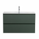 Тумба с раковиной подвесная BelBagno UNO-MINI-900-2C-SO-VO Еловый матовый, раковина белая BB-8099-3-90 Тумба с раковиной подвесная BelBagno UNO-MINI-900-2C-SO-VO Еловый матовый, раковина белая BB-8099-3-90