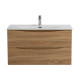 Тумба с раковиной подвесная BelBagno MARINO-CER-N-800-2C-SO-WO-P Rovere Bianco, раковина белая BB-8099-80 Тумба с раковиной подвесная BelBagno MARINO-CER-N-800-2C-SO-WO-P Rovere Bianco, раковина белая BB-8099-80