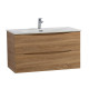 Тумба с раковиной подвесная BelBagno MARINO-CER-N-800-2C-SO-WO-P Rovere Bianco, раковина белая BB-8099-80 Тумба с раковиной подвесная BelBagno MARINO-CER-N-800-2C-SO-WO-P Rovere Bianco, раковина белая BB-8099-80