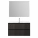 Тумба с раковиной подвесная BelBagno UNO-MINI-1000-2C-SO-GSO Темно-Серый матовый, раковина белая BB-8099-3-100 Тумба с раковиной подвесная BelBagno UNO-MINI-1000-2C-SO-GSO Темно-Серый матовый, раковина белая BB-8099-3-100