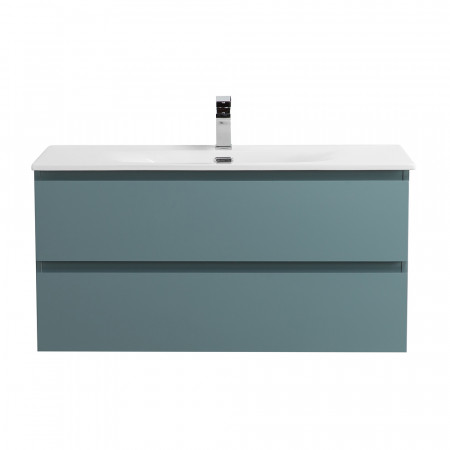 Тумба с раковиной подвесная BelBagno KRAFT-1000-2C-SO-AO Голубой матовый, раковина белая BB-8099-100 Тумба с раковиной подвесная BelBagno KRAFT-1000-2C-SO-AO Голубой матовый, раковина белая BB-8099-100