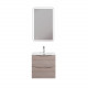Тумба с раковиной подвесная BelBagno MARINO-CER-MINI-500-2C-SO-RG-P Rovere Grigio, раковина белая BB-8099-3-50 Тумба с раковиной подвесная BelBagno MARINO-CER-MINI-500-2C-SO-RG-P Rovere Grigio, раковина белая BB-8099-3-50