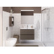 Тумба с раковиной подвесная BelBagno UNO-MINI-700-2C-SO-СO Бежевый матовый, раковина белая BB-8099-3-70 Тумба с раковиной подвесная BelBagno UNO-MINI-700-2C-SO-СO Бежевый матовый, раковина белая BB-8099-3-70