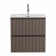 Тумба с раковиной подвесная BelBagno UNO-MINI-600-2C-SO-СO Бежевый матовый, раковина белая BB-8099-3-60 Тумба с раковиной подвесная BelBagno UNO-MINI-600-2C-SO-СO Бежевый матовый, раковина белая BB-8099-3-60