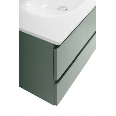 Тумба с раковиной подвесная BelBagno KRAFT-900-2C-SO-VO Еловый матовый, раковина белая BB-8099-90