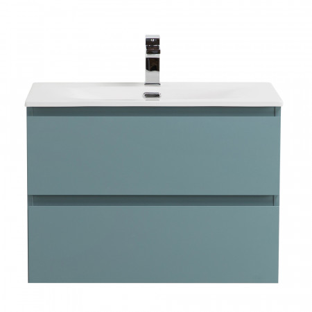Тумба с раковиной подвесная BelBagno KRAFT-700-2C-SO-AO Голубой матовый, раковина белая BB-8099-70 Тумба с раковиной подвесная BelBagno KRAFT-700-2C-SO-AO Голубой матовый, раковина белая BB-8099-70