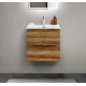 Тумба с раковиной подвесная BelBagno MARINO-CER-MINI-500-2C-SO-RR-P Rovere Rustico, раковина белая BB-8099-3-50 Тумба с раковиной подвесная BelBagno MARINO-CER-MINI-500-2C-SO-RR-P Rovere Rustico, раковина белая BB-8099-3-50