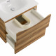 Тумба с раковиной подвесная BelBagno MARINO-CER-MINI-500-2C-SO-RR-P Rovere Rustico, раковина белая BB-8099-3-50 Тумба с раковиной подвесная BelBagno MARINO-CER-MINI-500-2C-SO-RR-P Rovere Rustico, раковина белая BB-8099-3-50