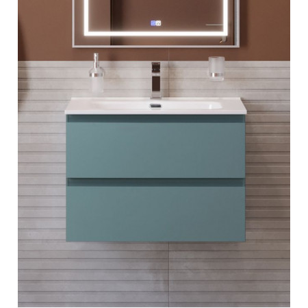Тумба с раковиной подвесная BelBagno KRAFT-700-2C-SO-AO Голубой матовый, раковина белая BB700ETL Тумба с раковиной подвесная BelBagno KRAFT-700-2C-SO-AO Голубой матовый, раковина белая BB700ETL