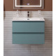 Тумба с раковиной подвесная BelBagno KRAFT-700-2C-SO-AO Голубой матовый, раковина белая BB700ETL Тумба с раковиной подвесная BelBagno KRAFT-700-2C-SO-AO Голубой матовый, раковина белая BB700ETL