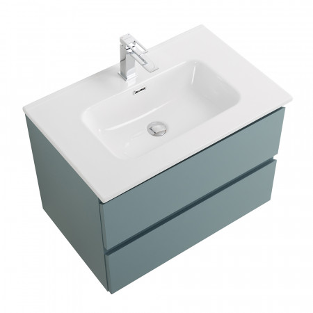 Тумба с раковиной подвесная BelBagno KRAFT-700-2C-SO-AO Голубой матовый, раковина белая BB700ETL Тумба с раковиной подвесная BelBagno KRAFT-700-2C-SO-AO Голубой матовый, раковина белая BB700ETL