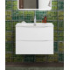 Тумба с раковиной подвесная BelBagno MARINO-CER-N-700-2C-SO-BL-P Bianco Lucido, раковина белая BB-8099-70 Тумба с раковиной подвесная BelBagno MARINO-CER-N-700-2C-SO-BL-P Bianco Lucido, раковина белая BB-8099-70