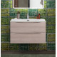 Тумба с раковиной подвесная BelBagno MARINO-CER-N-900-2C-SO-RG-P Rovere Grigio, раковина белая BB-8099-90 Тумба с раковиной подвесная BelBagno MARINO-CER-N-900-2C-SO-RG-P Rovere Grigio, раковина белая BB-8099-90