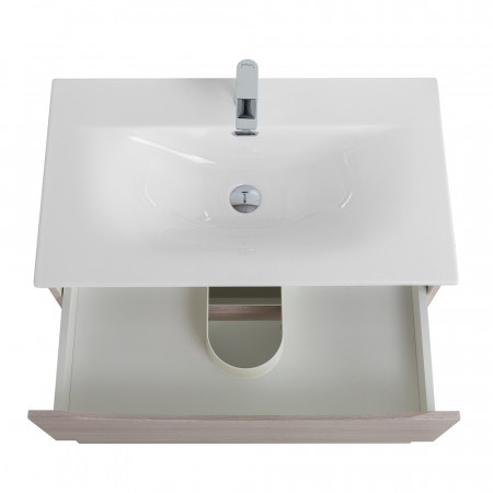 Тумба с раковиной подвесная BelBagno MARINO-CER-N-900-2C-SO-RG-P Rovere Grigio, раковина белая BB-8099-90 Тумба с раковиной подвесная BelBagno MARINO-CER-N-900-2C-SO-RG-P Rovere Grigio, раковина белая BB-8099-90