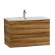 Тумба с раковиной подвесная BelBagno MARINO-CER-N-900-2C-SO-RR-P Rovere Rustico, раковина белая BB-8099-90 Тумба с раковиной подвесная BelBagno MARINO-CER-N-900-2C-SO-RR-P Rovere Rustico, раковина белая BB-8099-90