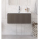 Тумба с раковиной подвесная BelBagno UNO-800-1C-SO-СO Бежевый матовый, раковина белая BB-8099-80 Тумба с раковиной подвесная BelBagno UNO-800-1C-SO-СO Бежевый матовый, раковина белая BB-8099-80
