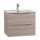 Тумба с раковиной подвесная BelBagno MARINO-CER-N-700-2C-SO-RG-P Rovere Grigio, раковина белая BB-8099-70 Тумба с раковиной подвесная BelBagno MARINO-CER-N-700-2C-SO-RG-P Rovere Grigio, раковина белая BB-8099-70