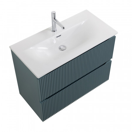 Тумба с раковиной подвесная BelBagno UNO-MINI-700-2C-SO-AO Голубой матовый, раковина белая BB-8099-3-70 Тумба с раковиной подвесная BelBagno UNO-MINI-700-2C-SO-AO Голубой матовый, раковина белая BB-8099-3-70