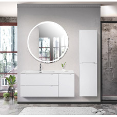Подвесная тумба с раковиной BelBagno ETNA 120 Bianco Lucido левая, ETNA-1200-2C-1A-SO-BL-L + BB1200ETL-L