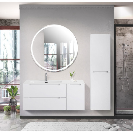 Подвесная тумба с раковиной BelBagno ETNA 120 Bianco Lucido левая, ETNA-1200-2C-1A-SO-BL-L + BB1200ETL-L Подвесная тумба с раковиной BelBagno ETNA 120 Bianco Lucido левая, ETNA-1200-2C-1A-SO-BL-L + BB1200ETL-L