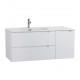 Подвесная тумба с раковиной BelBagno ETNA 120 Bianco Lucido левая, ETNA-1200-2C-1A-SO-BL-L + BB1200ETL-L Подвесная тумба с раковиной BelBagno ETNA 120 Bianco Lucido левая, ETNA-1200-2C-1A-SO-BL-L + BB1200ETL-L