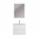 Тумба с раковиной подвесная BelBagno MARINO-CER-MINI-600-2C-SO-BO-P Bianco Opaco, раковина белая BB-8099-3-60 Тумба с раковиной подвесная BelBagno MARINO-CER-MINI-600-2C-SO-BO-P Bianco Opaco, раковина белая BB-8099-3-60