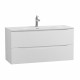 Тумба с раковиной подвесная BelBagno MARINO-CER-MINI-900-2C-SO-BL-P Bianco Lucido, раковина белая BB-8099-3-90 Тумба с раковиной подвесная BelBagno MARINO-CER-MINI-900-2C-SO-BL-P Bianco Lucido, раковина белая BB-8099-3-90