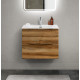 Тумба с раковиной подвесная BelBagno MARINO-CER-MINI-600-2C-SO-RR-P Rovere Rustico, раковина белая BB-8099-3-60 Тумба с раковиной подвесная BelBagno MARINO-CER-MINI-600-2C-SO-RR-P Rovere Rustico, раковина белая BB-8099-3-60