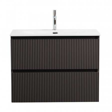 Тумба с раковиной подвесная BelBagno UNO-MINI-800-2C-SO-GSO Темно-Серый матовый, раковина белая BB-8099-3-80 Тумба с раковиной подвесная BelBagno UNO-MINI-800-2C-SO-GSO Темно-Серый матовый, раковина белая BB-8099-3-80