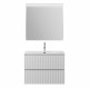 Тумба с раковиной подвесная BelBagno UNO-900-2C-SO-BO Bianco Opaco, раковина белая BB-8099-90 Тумба с раковиной подвесная BelBagno UNO-900-2C-SO-BO Bianco Opaco, раковина белая BB-8099-90