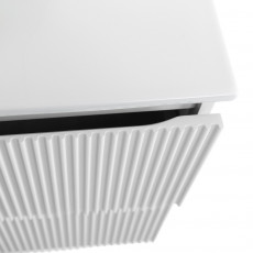 Тумба с раковиной подвесная BelBagno UNO-1000-2C-SO-BO Bianco Opaco, раковина белая BB-8099-100