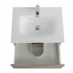 Тумба с раковиной подвесная BelBagno MARINO-CER-N-600-2C-SO-RG-P Rovere Grigio, раковина белая BB-8099-60 Тумба с раковиной подвесная BelBagno MARINO-CER-N-600-2C-SO-RG-P Rovere Grigio, раковина белая BB-8099-60