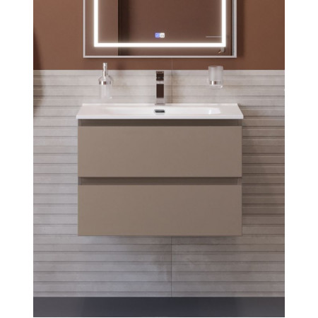 Тумба с раковиной подвесная BelBagno KRAFT-600-2C-SO-CO Бежевый матовый, раковина белая BB600ETL Тумба с раковиной подвесная BelBagno KRAFT-600-2C-SO-CO Бежевый матовый, раковина белая BB600ETL