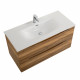Тумба с раковиной подвесная BelBagno MARINO-CER-MINI-1000-2C-SO-RR-P Rovere Rustico, раковина белая BB-8099-3-100 Тумба с раковиной подвесная BelBagno MARINO-CER-MINI-1000-2C-SO-RR-P Rovere Rustico, раковина белая BB-8099-3-100