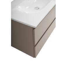 Тумба с раковиной подвесная BelBagno KRAFT-1000-2C-SO-CO Бежевый матовый, раковина белая BB-8099-100