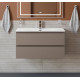 Тумба с раковиной подвесная BelBagno KRAFT-800-2C-SO-CO Бежевый матовый, раковина белая BB-8099-80 Тумба с раковиной подвесная BelBagno KRAFT-800-2C-SO-CO Бежевый матовый, раковина белая BB-8099-80