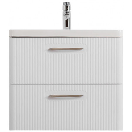 Подвесная тумба с раковиной Belbagno DUE 50 см Белый металлик DUE-500-2C-SO-BM-P + BB-8076-3-50 Подвесная тумба с раковиной Belbagno DUE 50 см Белый металлик DUE-500-2C-SO-BM-P + BB-8076-3-50
