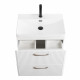 Подвесная тумба с раковиной Belbagno DUE 50 см Bincao Lucido DUE-500-2C-SO-BL-P + BB-8076-3-50 Подвесная тумба с раковиной Belbagno DUE 50 см Bincao Lucido DUE-500-2C-SO-BL-P + BB-8076-3-50