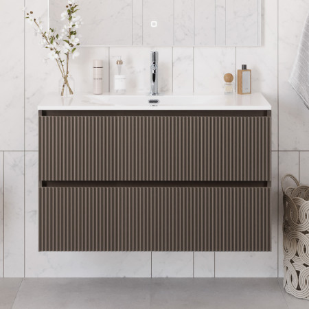 Тумба с раковиной подвесная BelBagno UNO-1200-2C-SO-СO Бежевый матовый, раковина белая BB-8099-120 Тумба с раковиной подвесная BelBagno UNO-1200-2C-SO-СO Бежевый матовый, раковина белая BB-8099-120