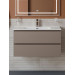Тумба с раковиной подвесная BelBagno KRAFT-800-2C-SO-CO Бежевый матовый, раковина белая BB800ETL