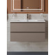 Тумба с раковиной подвесная BelBagno KRAFT-800-2C-SO-CO Бежевый матовый, раковина белая BB800ETL Тумба с раковиной подвесная BelBagno KRAFT-800-2C-SO-CO Бежевый матовый, раковина белая BB800ETL