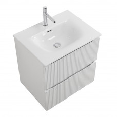 Тумба с раковиной подвесная BelBagno UNO-700-2C-SO-BO Bianco Opaco, раковина белая BB-8099-70