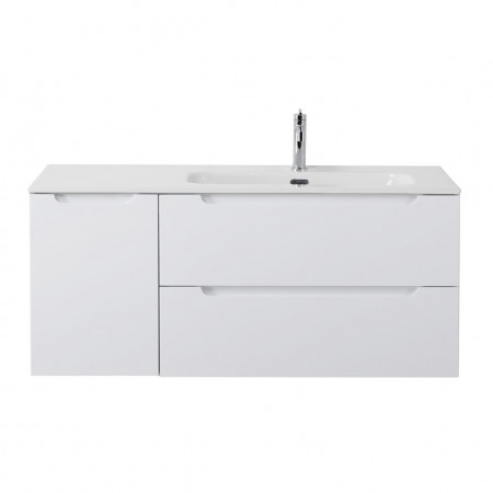 Подвесная тумба с раковиной BelBagno ETNA 120 Bianco Lucido правая, ETNA-1200-2C-1A-SO-BL-R + BB1200ETL-R Подвесная тумба с раковиной BelBagno ETNA 120 Bianco Lucido правая, ETNA-1200-2C-1A-SO-BL-R + BB1200ETL-R