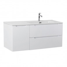 Подвесная тумба с раковиной BelBagno ETNA 120 Bianco Lucido правая, ETNA-1200-2C-1A-SO-BL-R + BB1200ETL-R