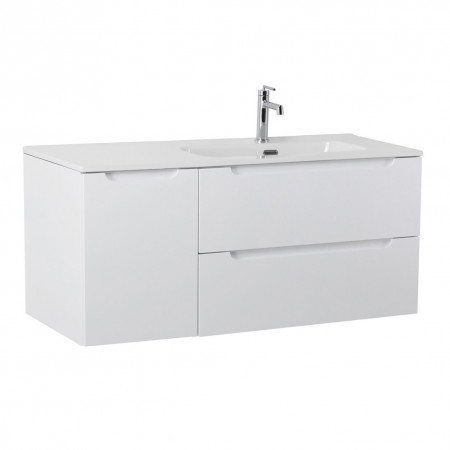 Подвесная тумба с раковиной BelBagno ETNA 120 Bianco Lucido правая, ETNA-1200-2C-1A-SO-BL-R + BB1200ETL-R Подвесная тумба с раковиной BelBagno ETNA 120 Bianco Lucido правая, ETNA-1200-2C-1A-SO-BL-R + BB1200ETL-R