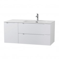Подвесная тумба с раковиной BelBagno ETNA 120 Bianco Lucido правая, ETNA-1200-2C-1A-SO-BL-R + BB1200ETL-R
