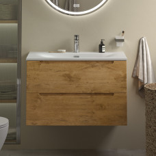 Тумба подвесная с раковиной  ETNA39-800/390-2C-SO-RN-P+BB-8099-3-80