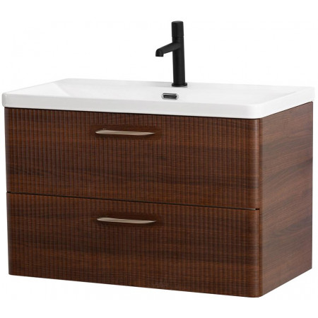 Подвесная тумба с раковиной Belbagno DUE, 80 см Noce DUE-800-2C-SO-NOCE-P + BB-8076-3-80 Подвесная тумба с раковиной Belbagno DUE, 80 см Noce DUE-800-2C-SO-NOCE-P + BB-8076-3-80
