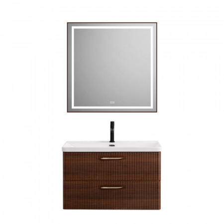 Подвесная тумба с раковиной Belbagno DUE, 80 см Noce DUE-800-2C-SO-NOCE-P + BB-8076-3-80 Подвесная тумба с раковиной Belbagno DUE, 80 см Noce DUE-800-2C-SO-NOCE-P + BB-8076-3-80